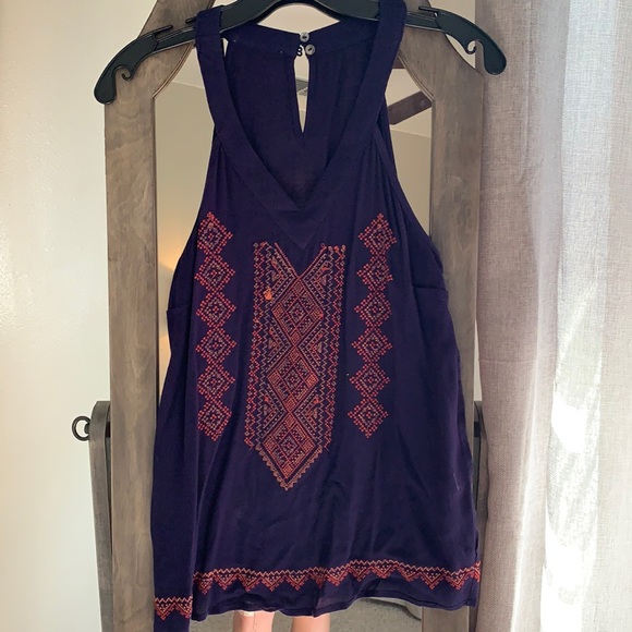 Navy boutique tank top - Picture 1 of 1